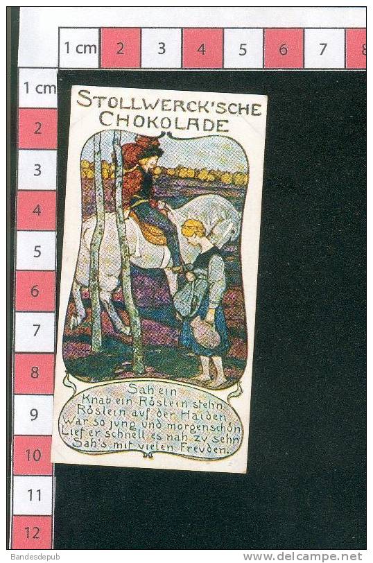 Stollwerck Chromo Allemande Thème Chanson - Stollwerck