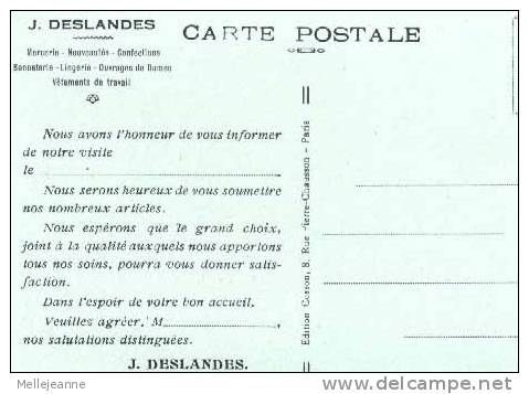 Cpa Fere En Tardenois (02) Au Petit Marchand , Magasin Deslandes , Rue Carnot , Voiture - Fere En Tardenois