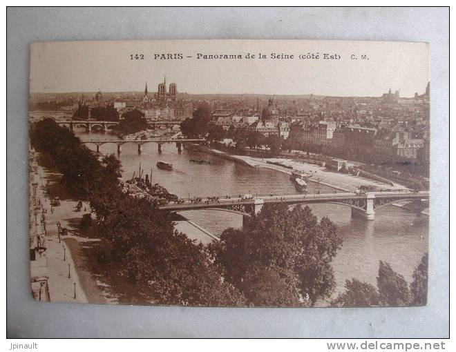 PARIS - Panorama De La Seine - Côté Est - La Seine Et Ses Bords