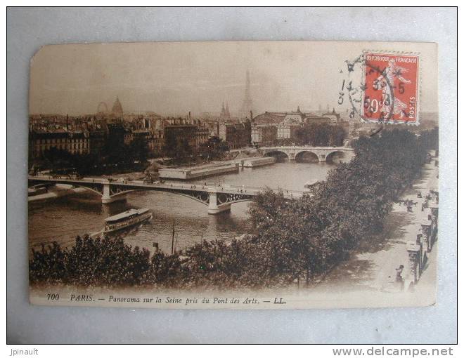 PARIS - Panorama De La Seine Pris Du Pont Des Arts - De Seine En Haar Oevers