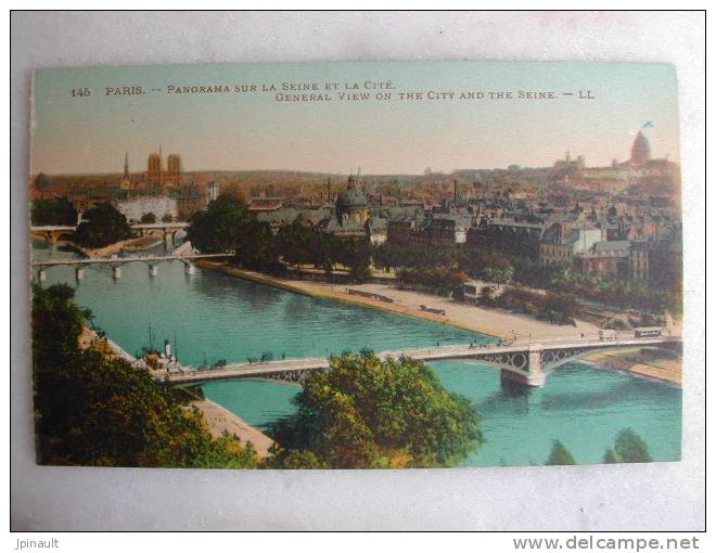 PARIS - Panorama Sur La Seine Et La Cité - Die Seine Und Ihre Ufer