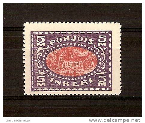 FINLANDIA - INGRIA - 1920 - SOGGETTI VARI - VALORE NUOVO STL DA 5 M. - IN BUONE CONDIZIONI - DC1624. - Local Post Stamps