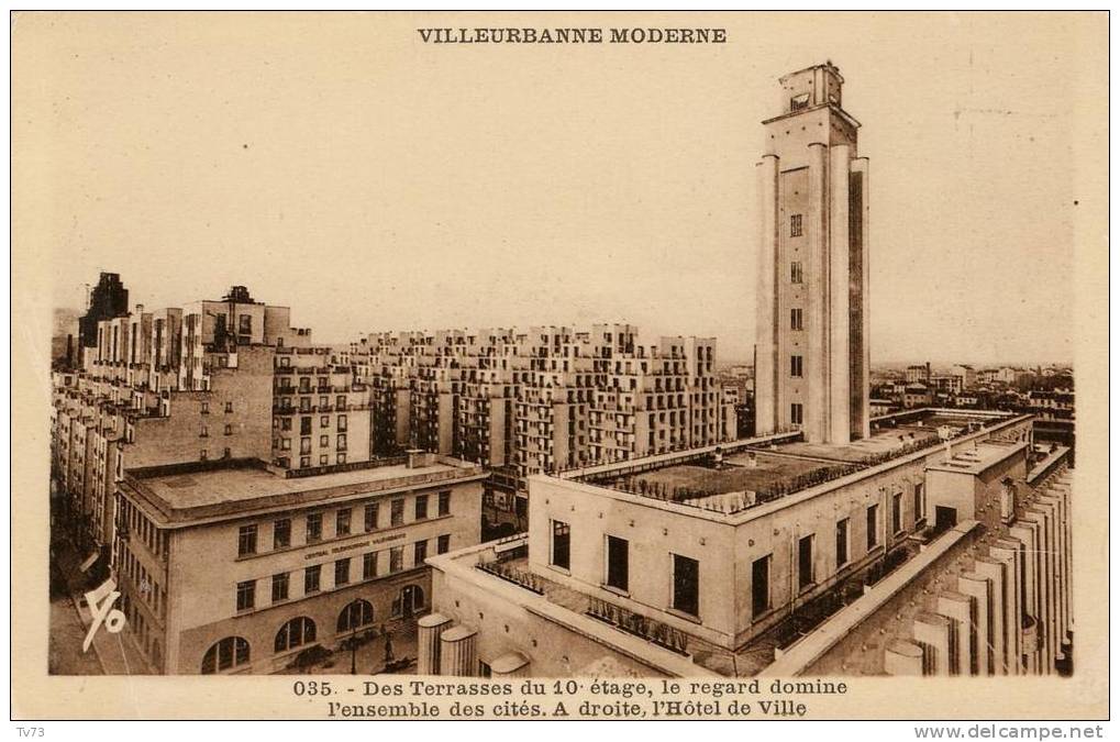 CpE1322 - VILLEURBANNE Moderne - Des Terrasses Du 10e étage.... - (69 - Rhone) - Villeurbanne