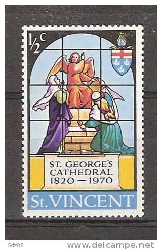 St Vincent Vitraux De La Cathédrale St- Georges Arts Monuments Religion - St.Vincent (1979-...)