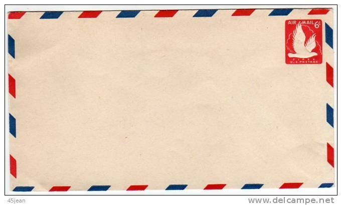 U.S.A: Enveloppe Prêt à Poster Poste Aérienne Neuve TB** - 1961-80