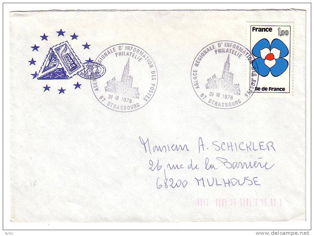 FRANCE -  Lettre 31/03/1979 - Yvert 1991 - Ile De France - Briefe U. Dokumente