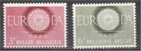 Belgie Belgique Cept 1960 OCBnr 1150-51 *** MNH - 1960