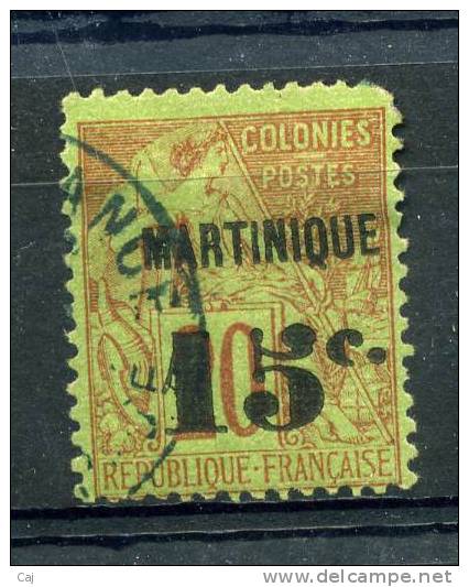 Martinique  :  Yv  16  (o) - Used Stamps