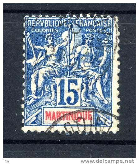 Martinique  :  Yv  36  (o)     ,  N3 - Used Stamps