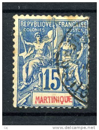 Martinique  :  Yv  36  (o)     ,  N4 - Gebraucht