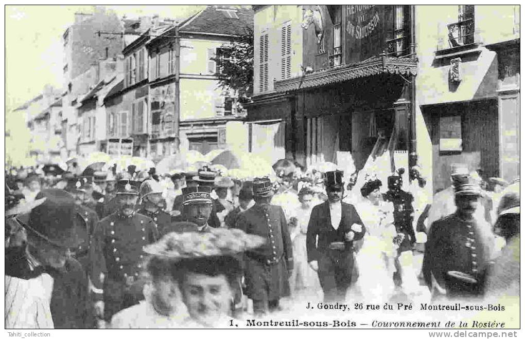 MONTREUIL-sous-BOIS - Couronnement De La Rosière - Montreuil