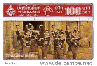 THAILANDE DANSE FOLKLORIQUE 100U UT - Thaïland