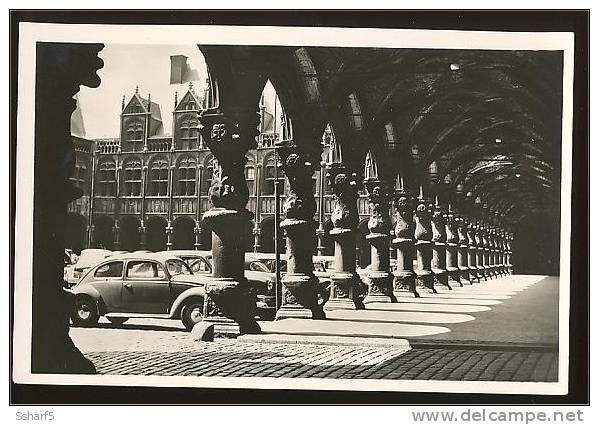 VOLKSWAGEN Vieilles Voiture LIÈGE Cour Du Palais Des Princes-Evêques PHOTO Env. 1955 - Lüttich