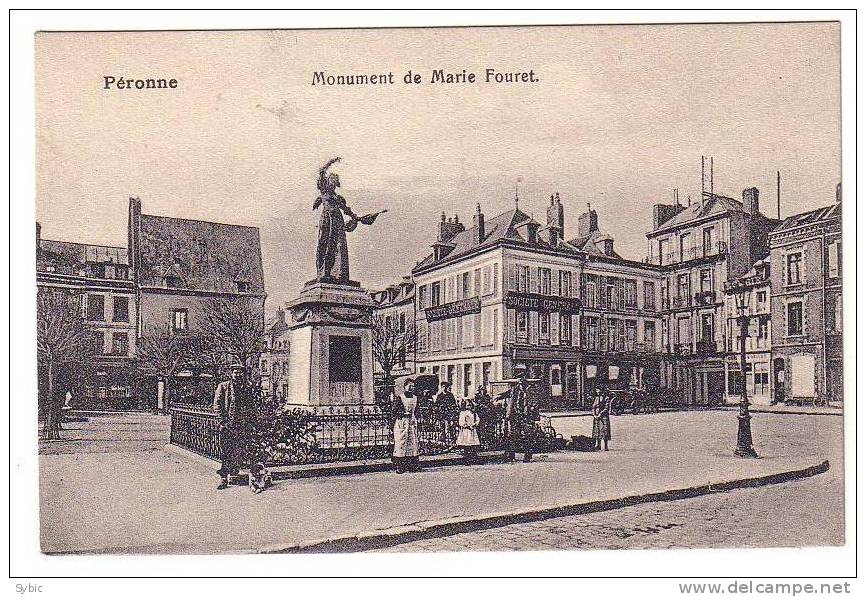 PERONNE - Monument De Marie Fouret - Peronne