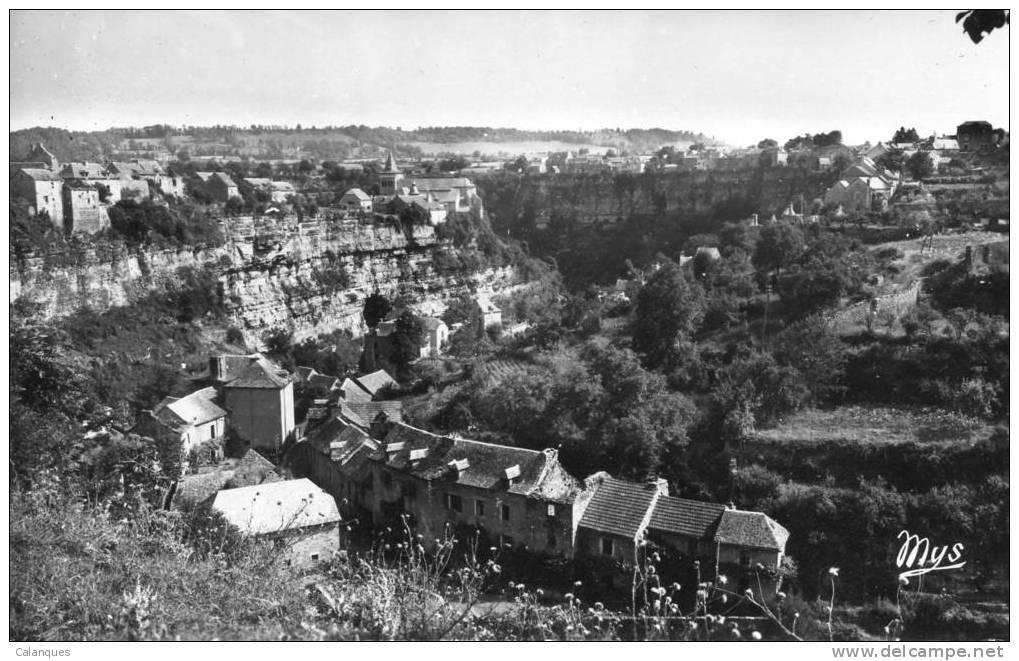 CPSM Bozouls - Vue Générale - Bozouls