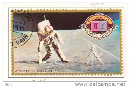 Um-al -Qiwain Série 103 (1972) 1/5 "Apollo XV " - Umm Al-Qiwain