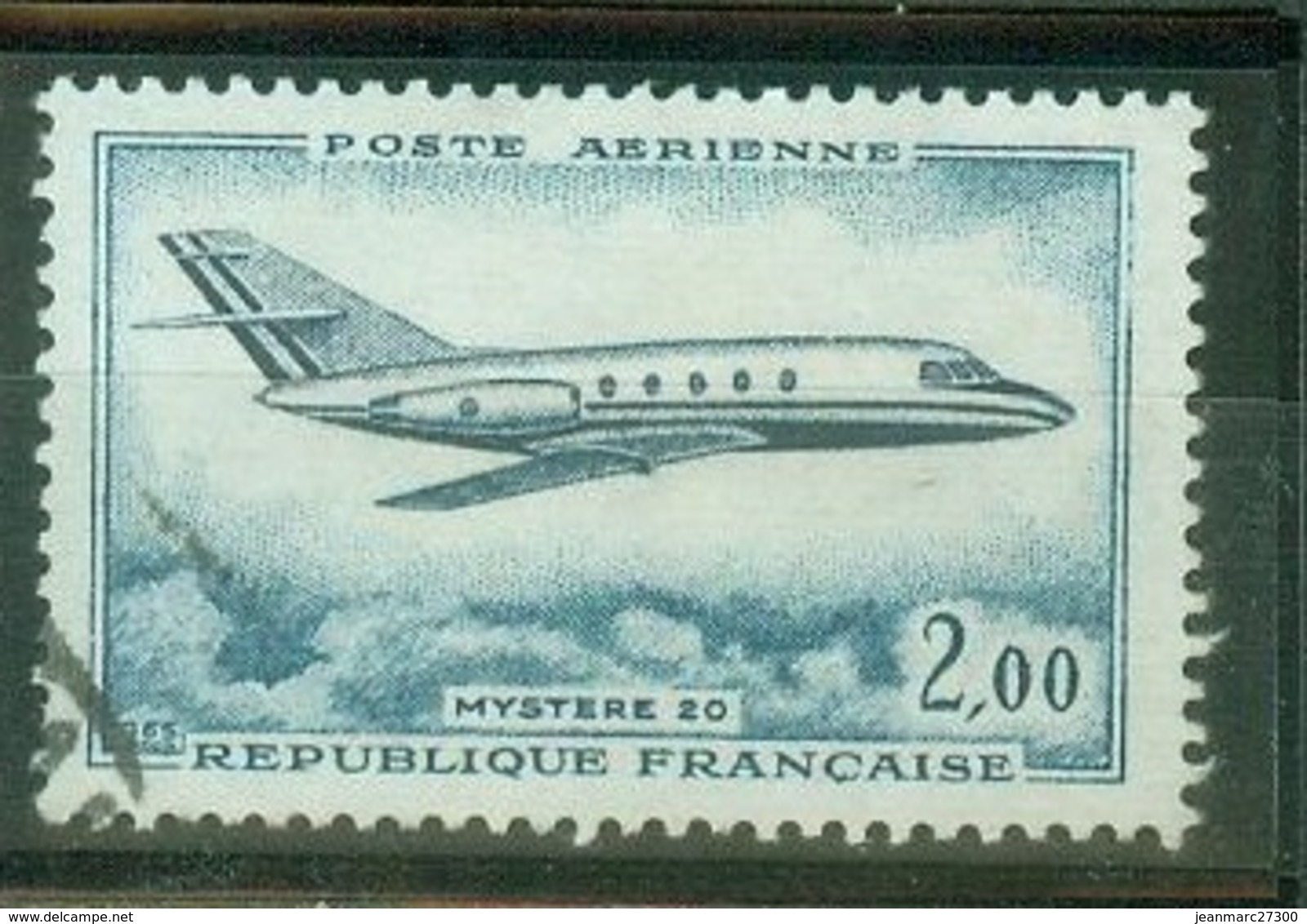 FRANCE POSTE AERIENNE YT 42 Oblitéré - 1960-.... Oblitérés