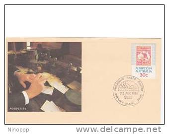 Australia   1984  Ausipex  Stamp Exihibition  FDC - FDC