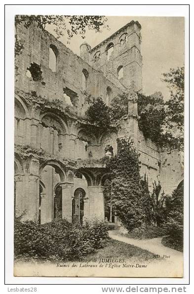 CPA 76.-Ruines De L' Abbaye De JUMIEGES.-Ruines Des Latéraux De L'Eglise Notre-Dame.-CVB 769 - Jumieges