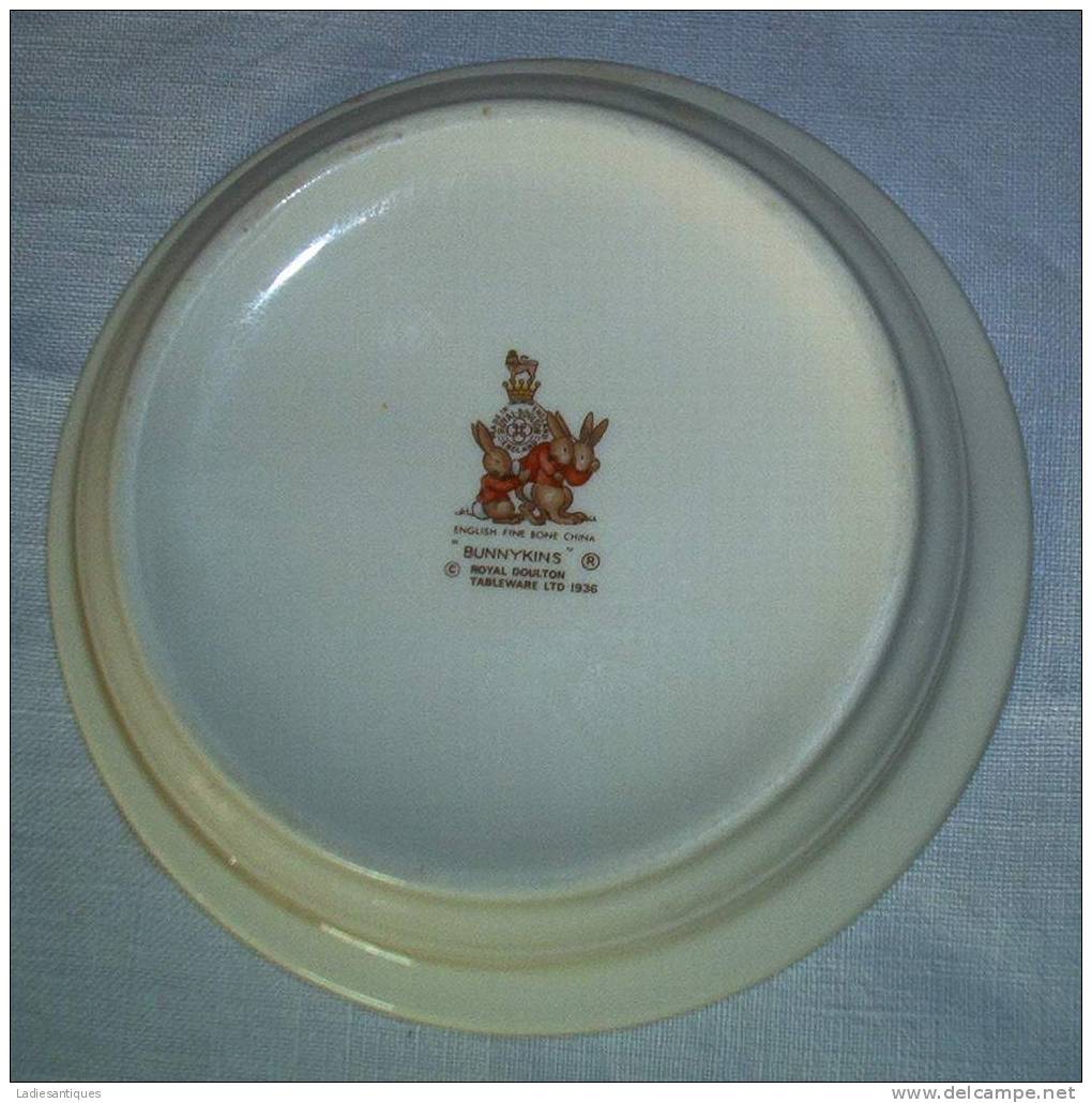 Royal Doulton Bunnykins -  Deep Plate - Diep Bord - Assiette Profonde - AS 1924 - Ohne Zuordnung