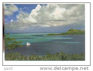 Jolie CP Polynésie Lagon Et L'Ile De Toopua à Bora Bora - écrite 17-01-1972 - Polynésie Française