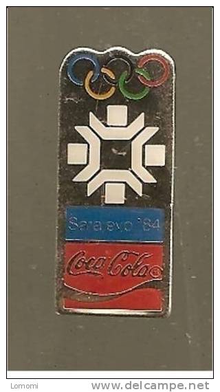 *JEUX  OLYMPIQUE . SARJEVO 84 .  A VOIR  . .  . - Coca-Cola