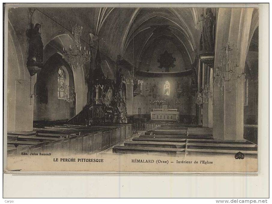 RÉMALARD -Intérieur De L'église. - Remalard