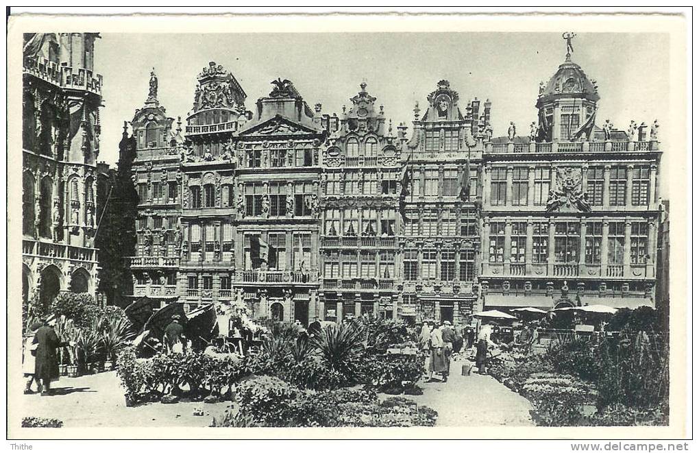 BRUXELLES Vue De La Grand´Place - Marché Aux Fleurs - Märkte