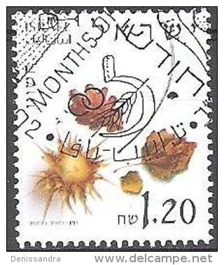 Israel 2002 Michel 1650 O Cote (2007) 0.70 Euro Fruits De Châtaignier Cachet Rond - Used Stamps (without Tabs)