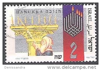 Israel 1993 Michel 1284 O Cote (2007) 2.15 Euro Hanoucca Cachet Rond - Used Stamps (without Tabs)