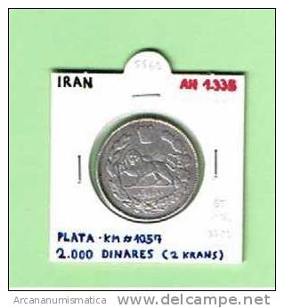 IRAN  2.000  DINARES (2 Krans)  PLATA/SILVER AH 1335  MBC  KM#1057    DL-5863 - Iran