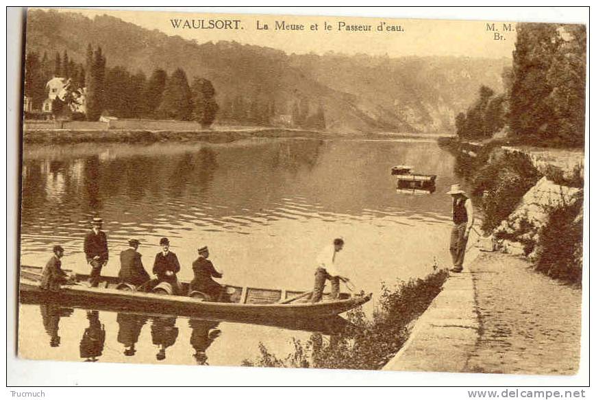 C5175 - WAULSORT - La Meuse Et Le Passeur D' Eau - Hastiere