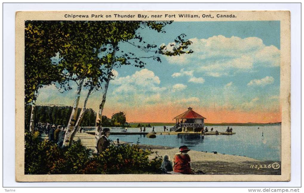 Canada : Chppewa Park On Thunder Bay Near Fort William  Ont - Sonstige & Ohne Zuordnung