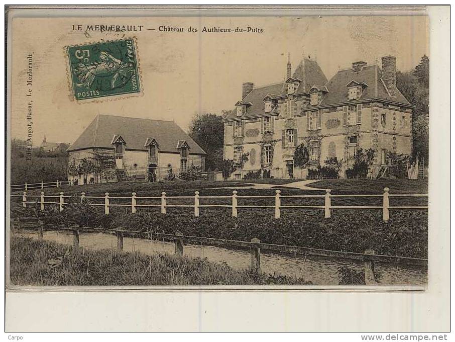 LE MERLERAULT. - Chateau Des Authieux-du-Puits. - Le Merlerault