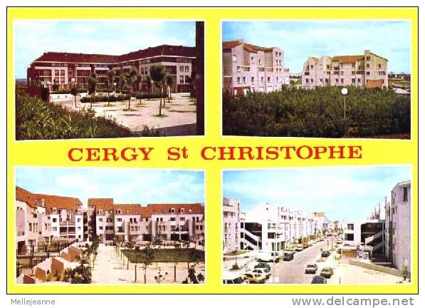 Cpsm Cergy Saint Christophe (95) - Cergy Pontoise