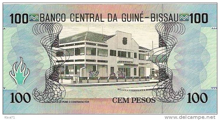 100 Pesos  "GUINEA-BISSAU" 1er Mars 1990 UNC    Ble 35 - Guinea–Bissau