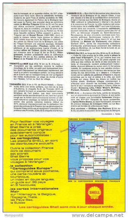 Cartoguide SHELL Berre-France N°2 - Touristique Région Bretagne - Other & Unclassified