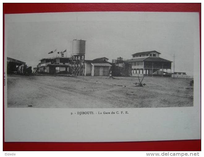 9 Djibouti La Gare Des Chemins De Fer Ethiopiens - Dschibuti