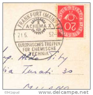 1952 Allemagne  Chimie Chimica Chemistry - Chimie