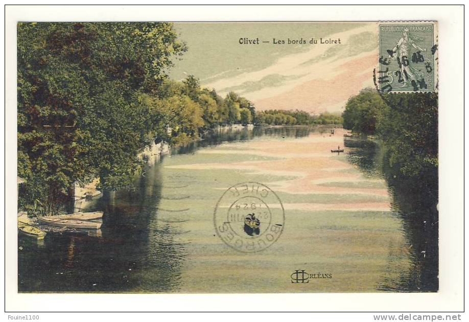 Carte De Olivet Les Bord Du Loiret - Autres & Non Classés