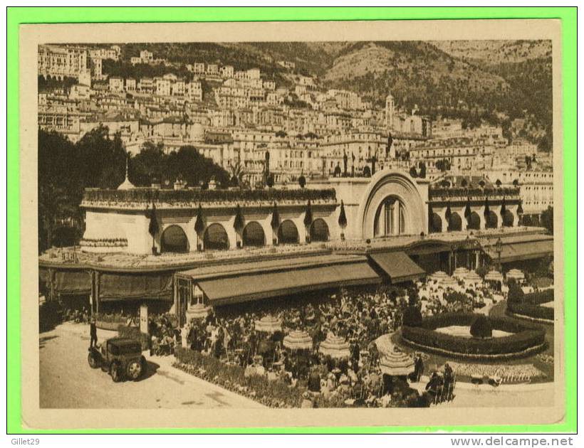 MONTE-CARLO, MONACO - LE CAFÉ DE PARIS - ANIMÉE - L.. GILLETTA ET CIE ÉDIT. - - Hoteles