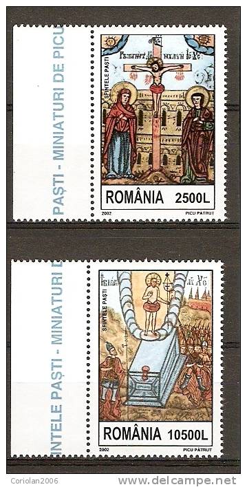 Romania 2002 / Easter - Unused Stamps