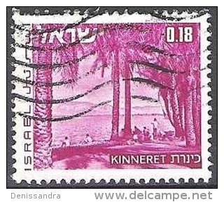 Israel 1971 Michel 527X O Cote (2007) 0.90 Euro Kinneret - Oblitérés (sans Tabs)