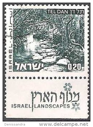 Israel 1973 Michel 598X O Cote (2007) 1.00 Euro Tel Dan Cachet Rond - Used Stamps (with Tabs)
