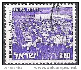 Israel 1971 Michel 537X O Cote (2007) 1.00 Euro Haifa Cachet Rond - Used Stamps (without Tabs)