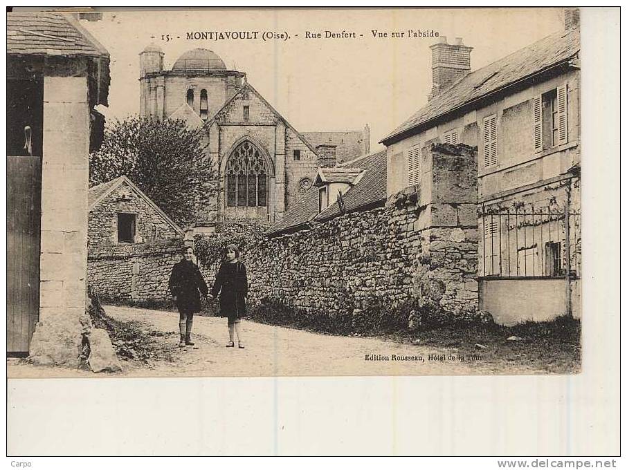 MONTJAVOULT - Rue Denfert - Vue Sur L'abside. - Montjavoult