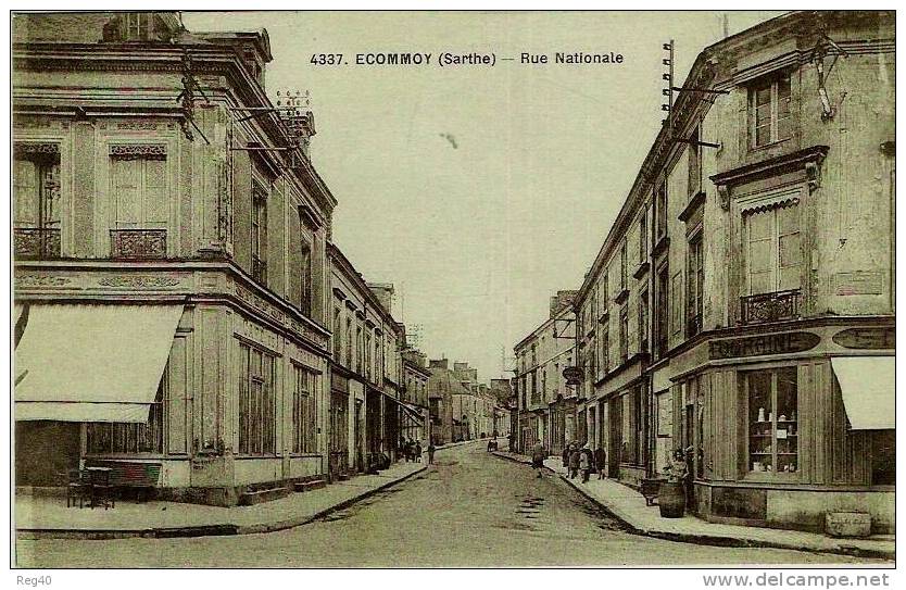 D72 - ECOMMOY  - Rue Nationale - Ecommoy