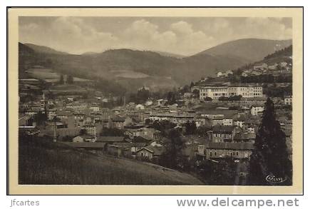 42 - BOURG-ARGENTAL - Vue Générale Et Groupe Scolaire - Semi-moderne - Petit Format - Bourg Argental