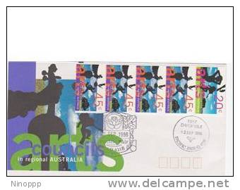 Australia   1996  Arts Council  Bklt Pane FDC - FDC