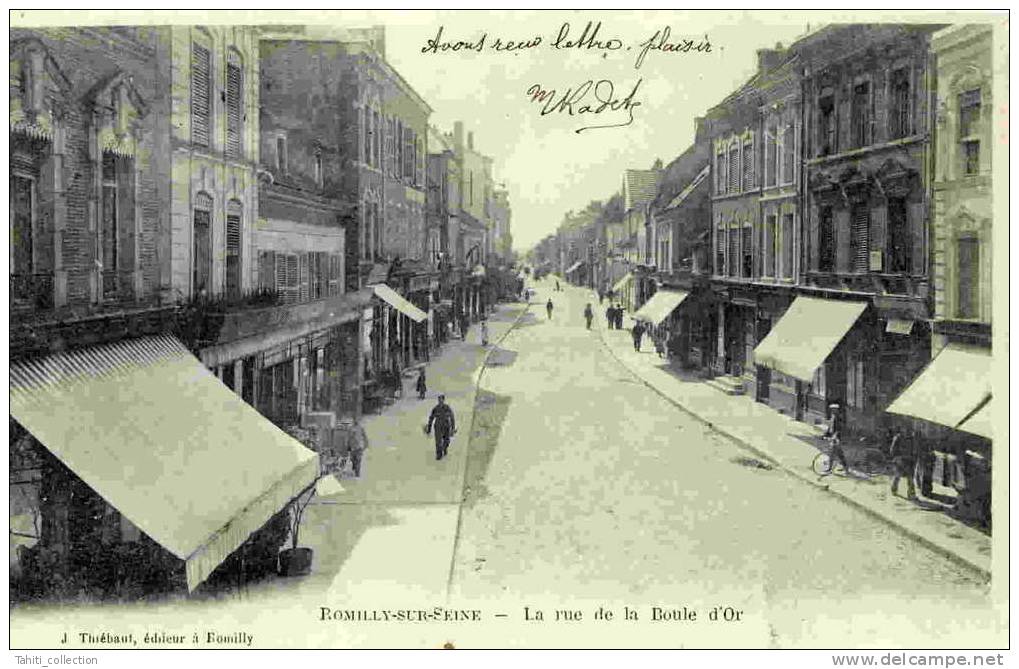 ROMILLY-sur-SEINE - La Rue De La Boule D'Or - Romilly-sur-Seine